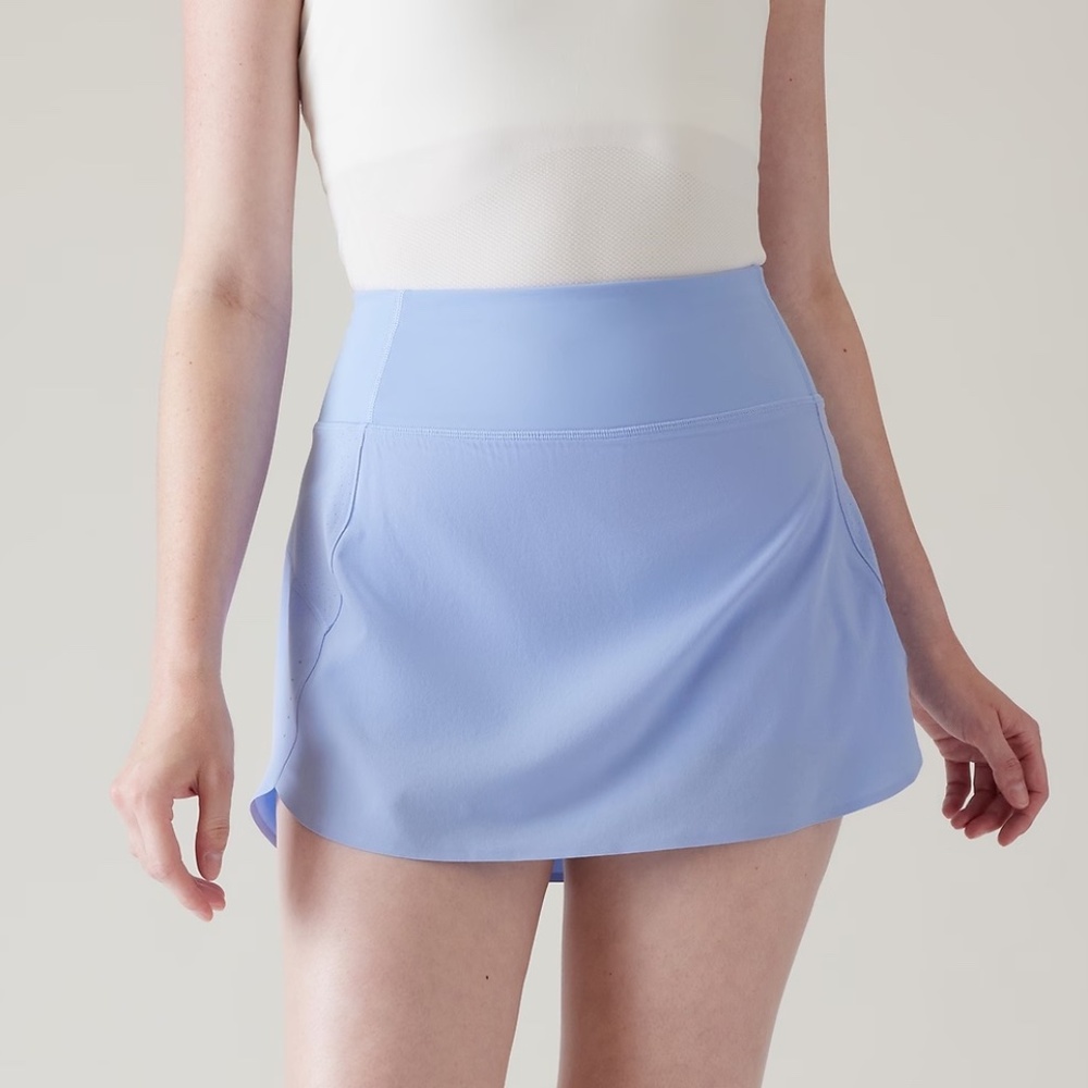 NEW Athleta Run With It 14” Skort Periwinkle Blue Women’s Size XSmall Skirt